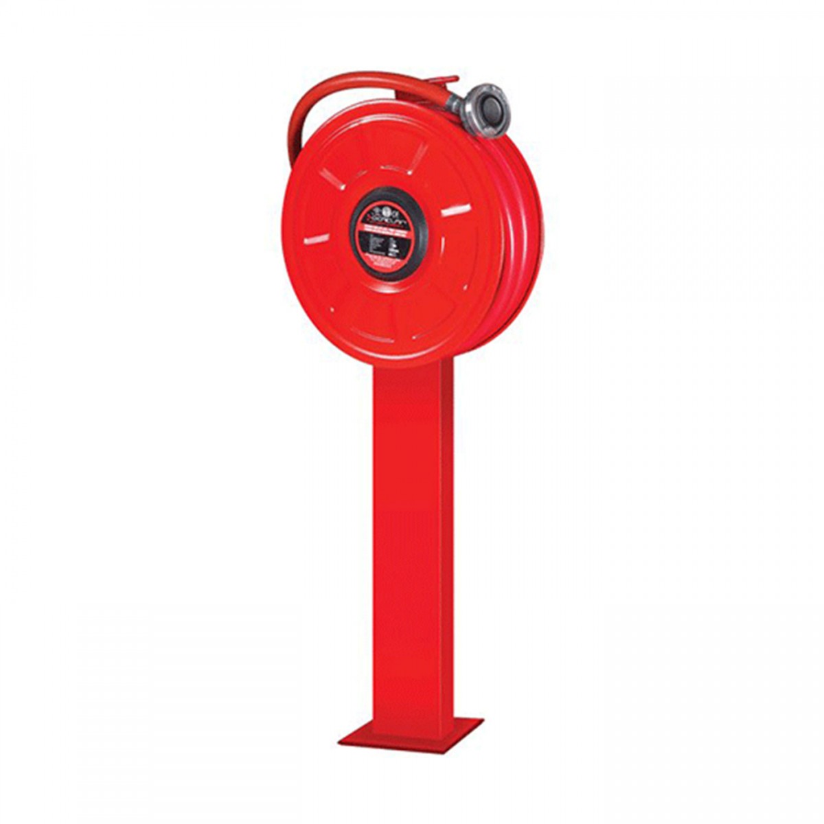 بكرات خرطوم مع خرطوم مطاطي مقاس 1 بوصة
