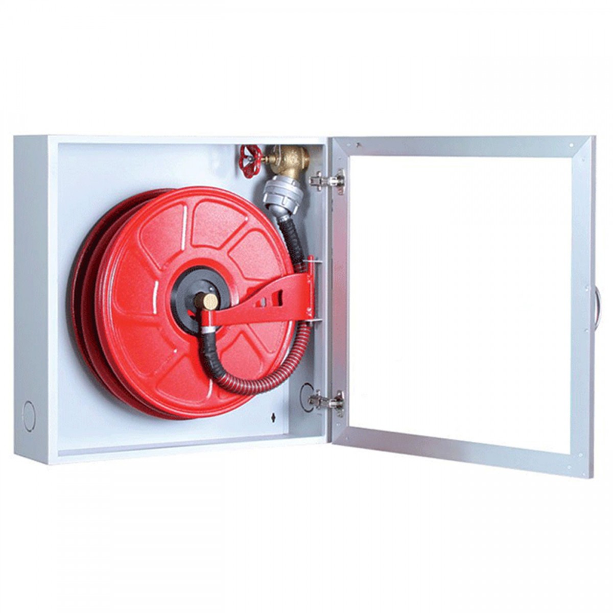 كابينة مفردة مقاس 1 بوصة مزودة بخرطوم مطاطي Fireoc Deluxe (سلسلة OFC 7S)
