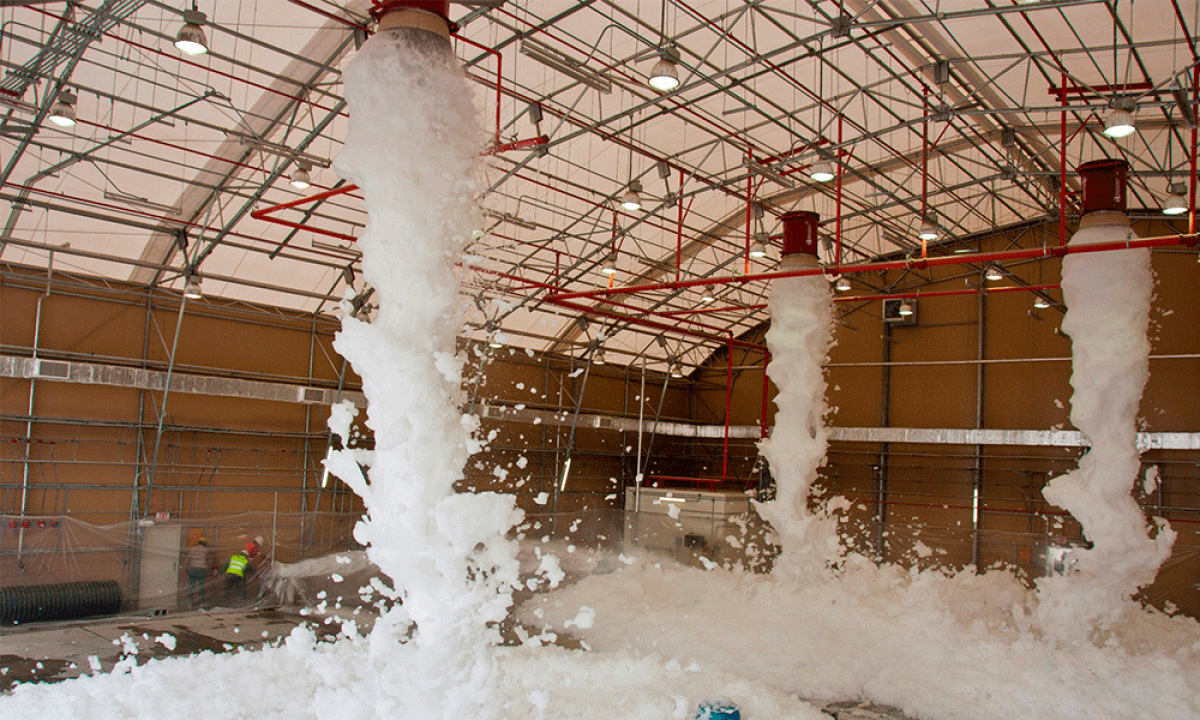 نظام إطفاء الرغوة
