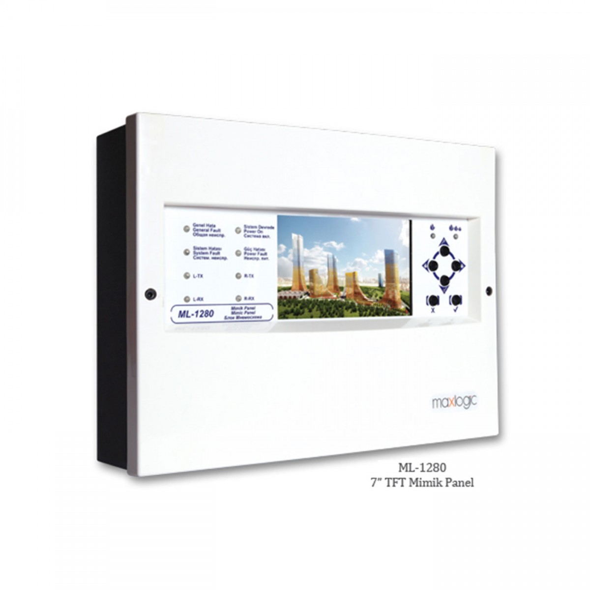 ML-1280 لوحة تقليد TFT مقاس 7 بوصات
