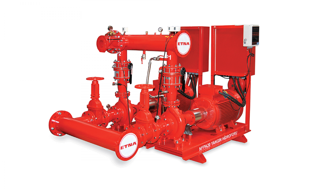 مضخات الحريق متوافقة مع معيار NFPA 20

