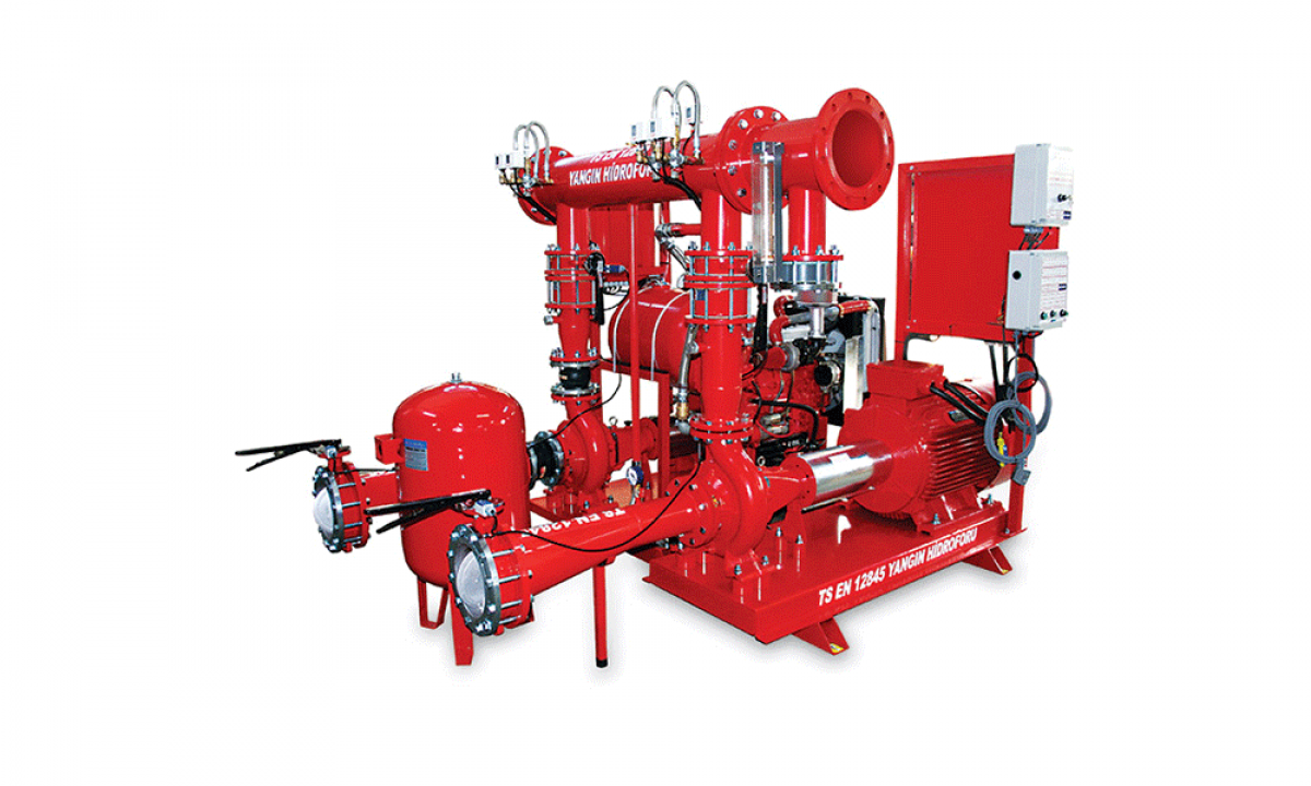 مضخات الحريق متوافقة مع معيار TS EN 12845
